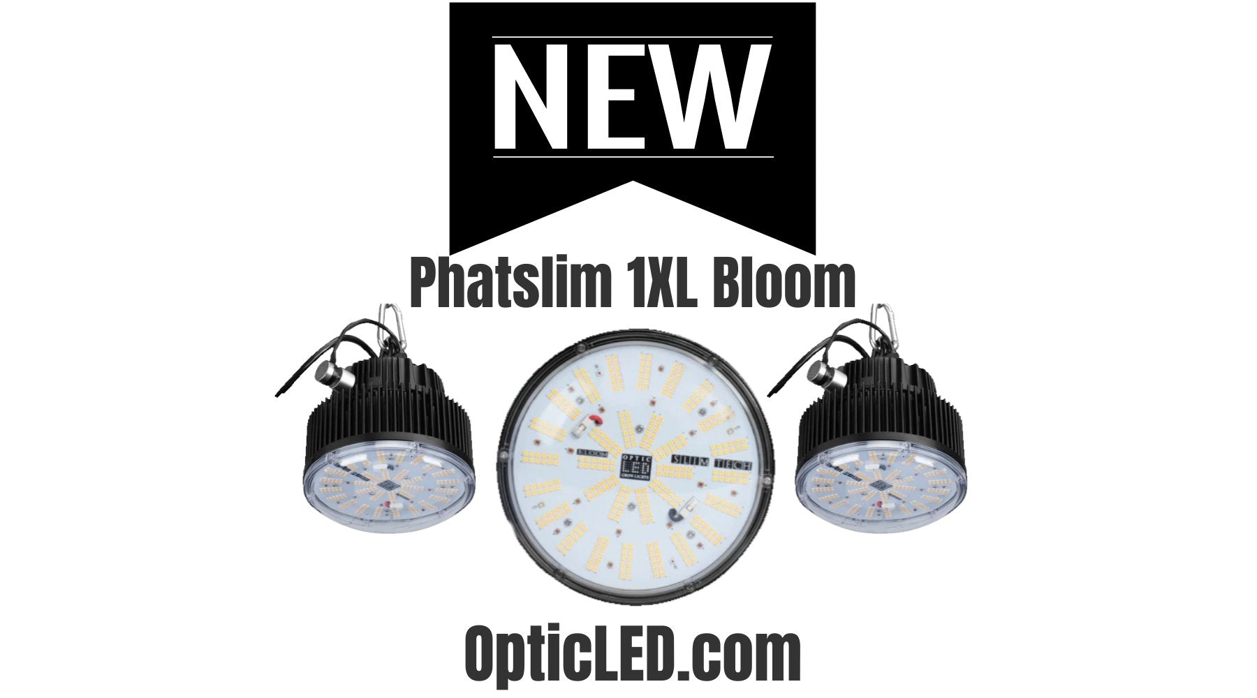 NEW! PhatSlim 1XL BLoom Dimmable LED Grow Lights (UV/IR)