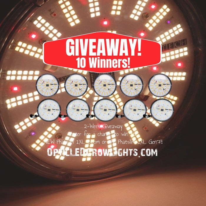 10 WINNERS!!! 5 Winners Optic LED Phatslim 1XL Bloom - 5 Winners of Optic LED Phatslim 1XL Gen7 Giveaway!