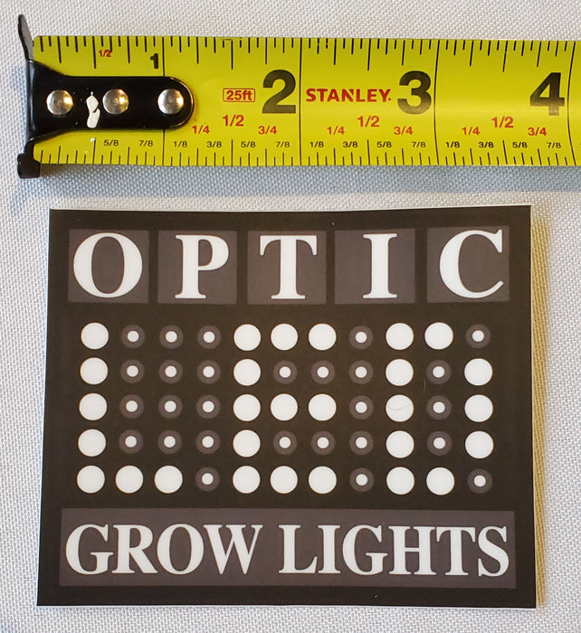 Optic LED Brand Sticker - 4" Sticker