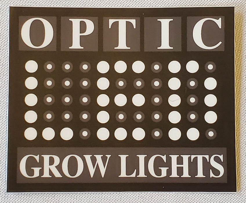 Optic LED Brand Sticker - 4" Sticker