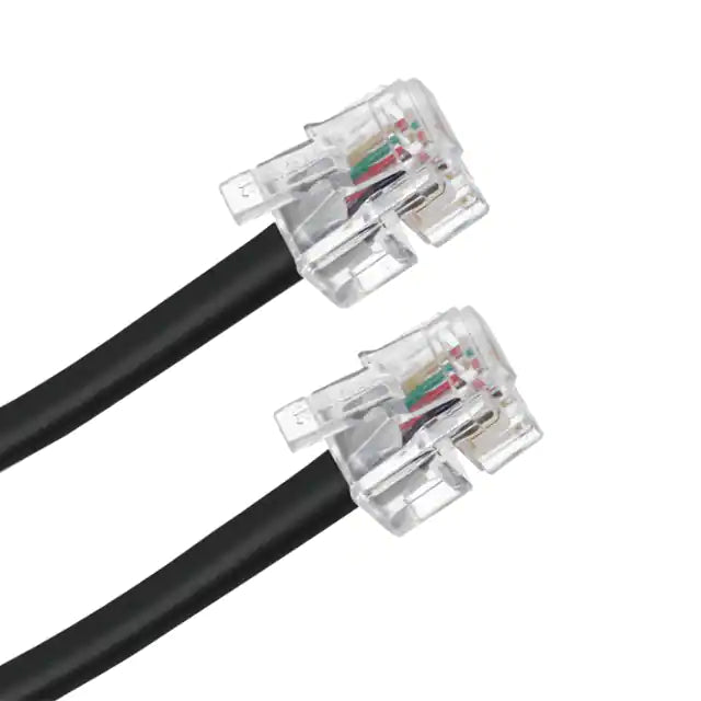RJ-11 20 foot black connector cable (Works with TouchScreen Controller)